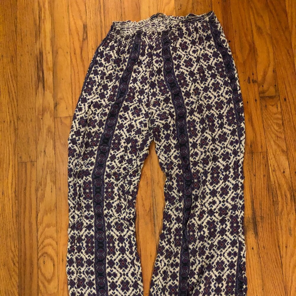 Brandy Melville Wide-Leg Purple Palazzo Pants